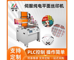 伺服纯电平面丝印机